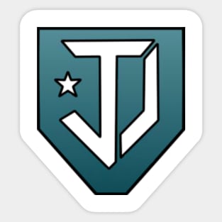 Justice Democrats Shield Sticker